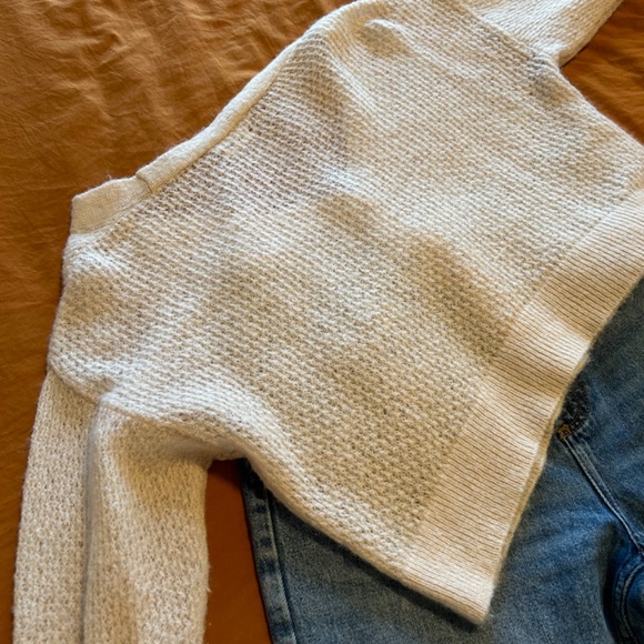 MNG blush cropped “cardy” Wool Blend - Picture 5 of 5